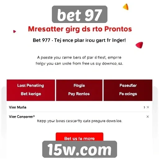 Ofertas e promoções disponíveis na bet 97